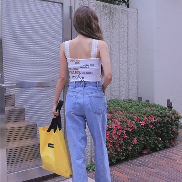 Stylenanda asymmetrical lace top - Picture 2 of 10